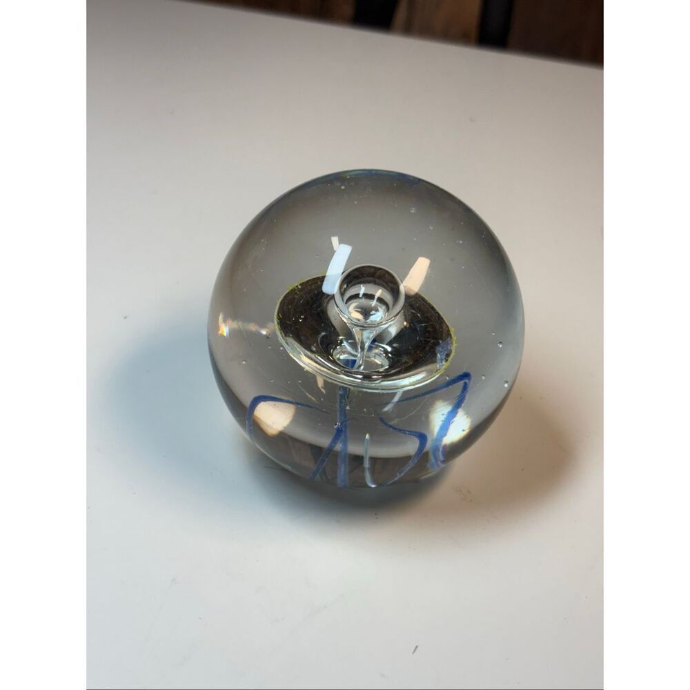 Captivating  blown Glass Paperweight
